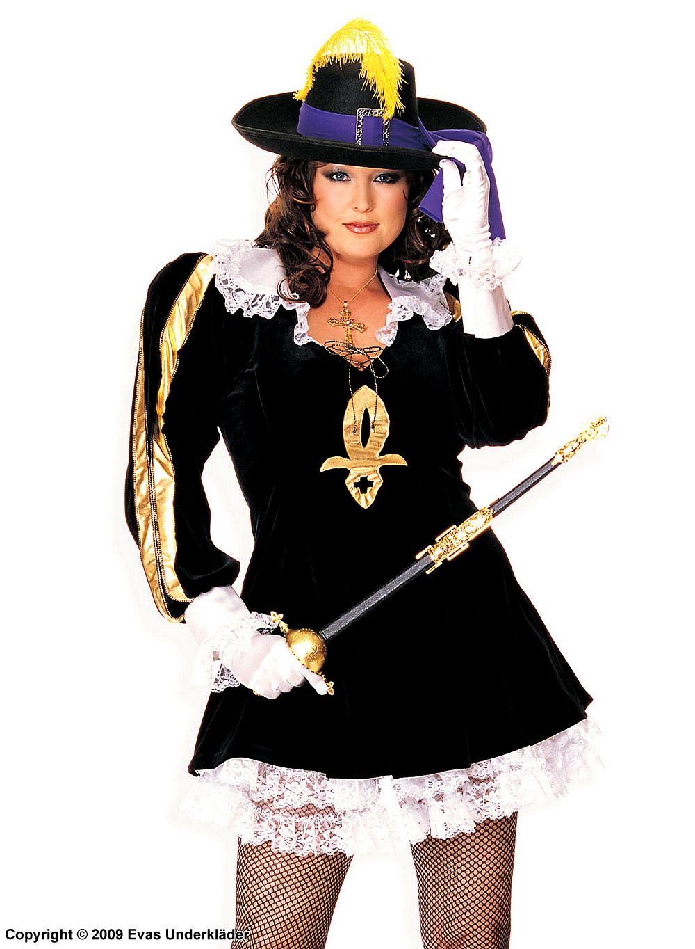 Musketeer costume, plus size